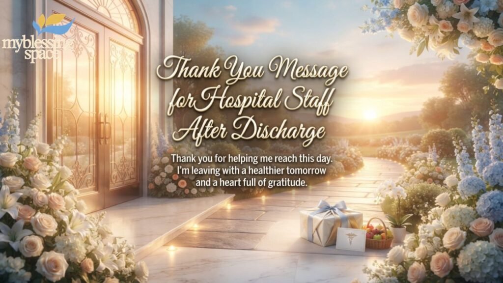 Thank You Messages for Hospital Staff