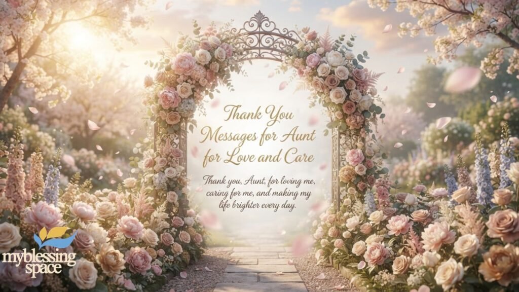 Thank You Messages for Aunt