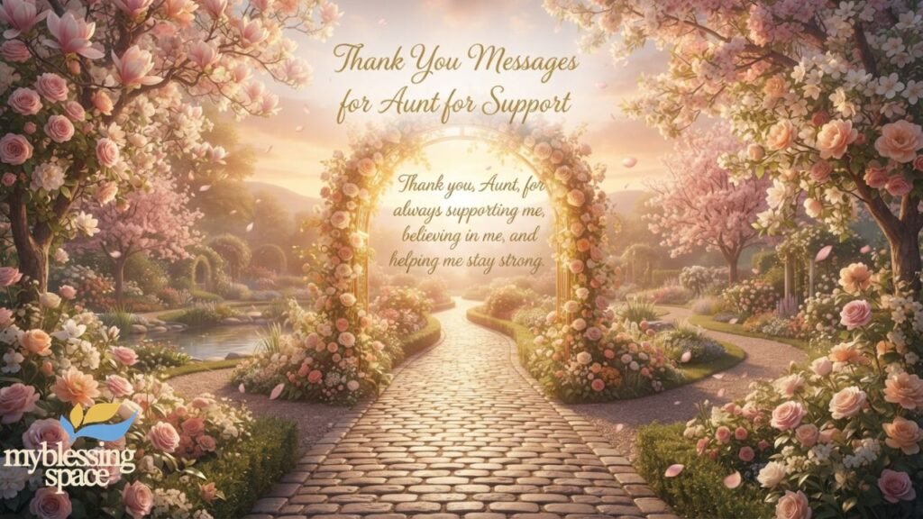 Thank You Messages for Aunt