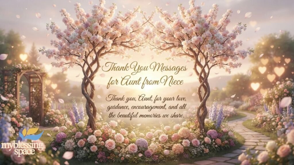 Thank You Messages for Aunt