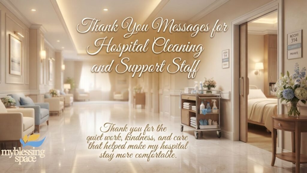 Thank You Messages for Hospital Staff