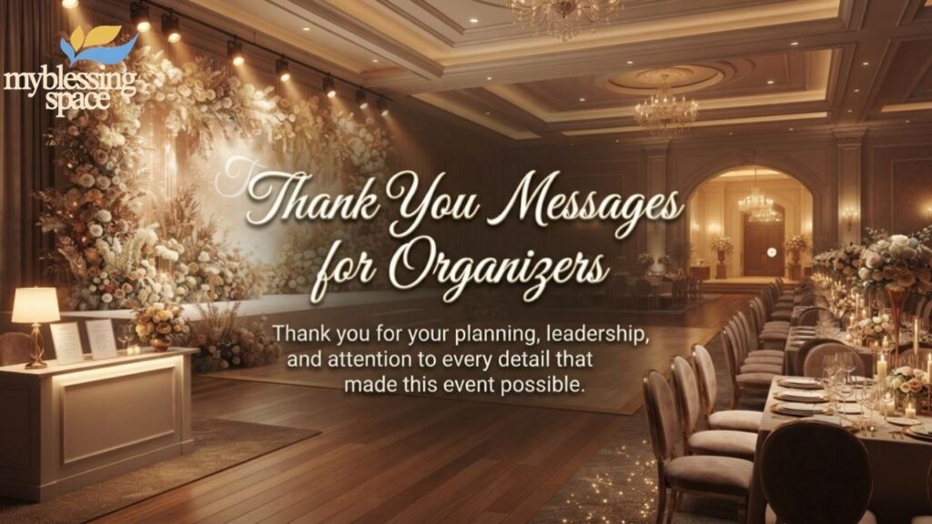 Thank You Messages for a Successful Event