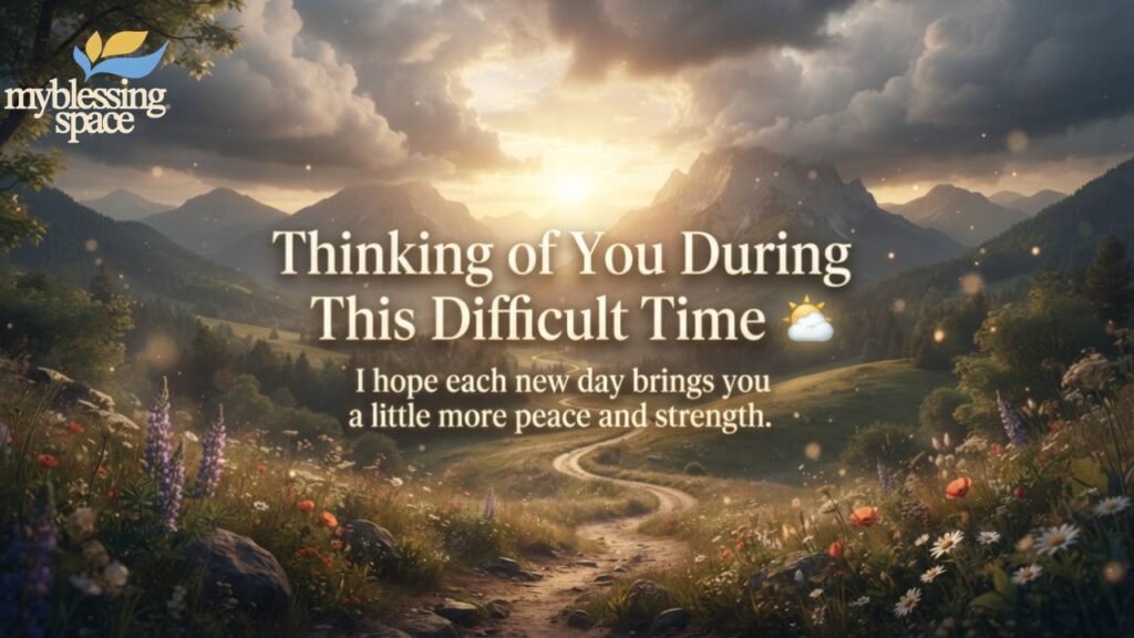 Thinking of You at This Difficult Time Messages