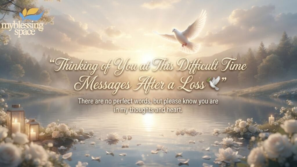 Thinking of You at This Difficult Time Messages