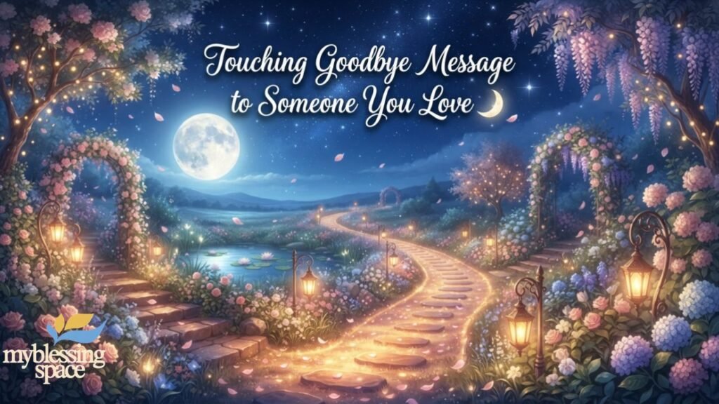 Goodbye Messages to Someone You Love