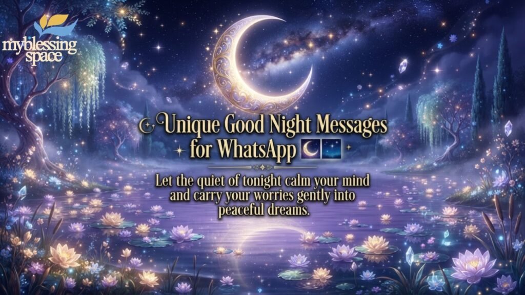 Good Night Messages for WhatsApp