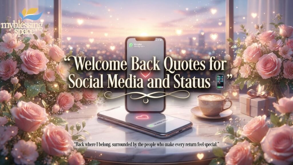 Welcome Back Messages for Friends