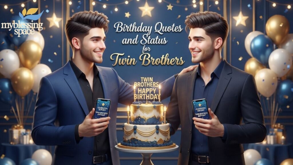 Birthday Wishes for Twin Brothers