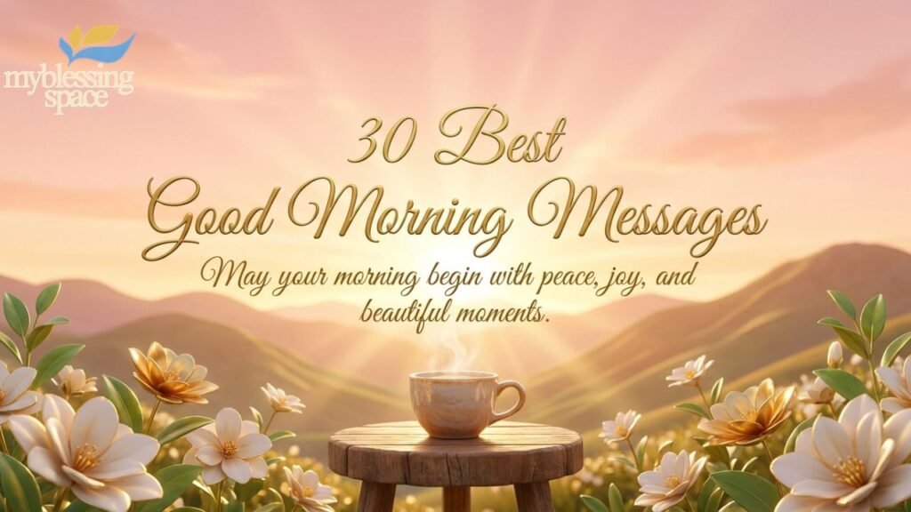 30 Best Good Morning Messages