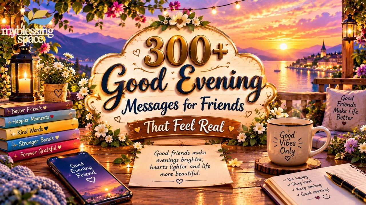 Good Evening Messages for Friends That Feel Real