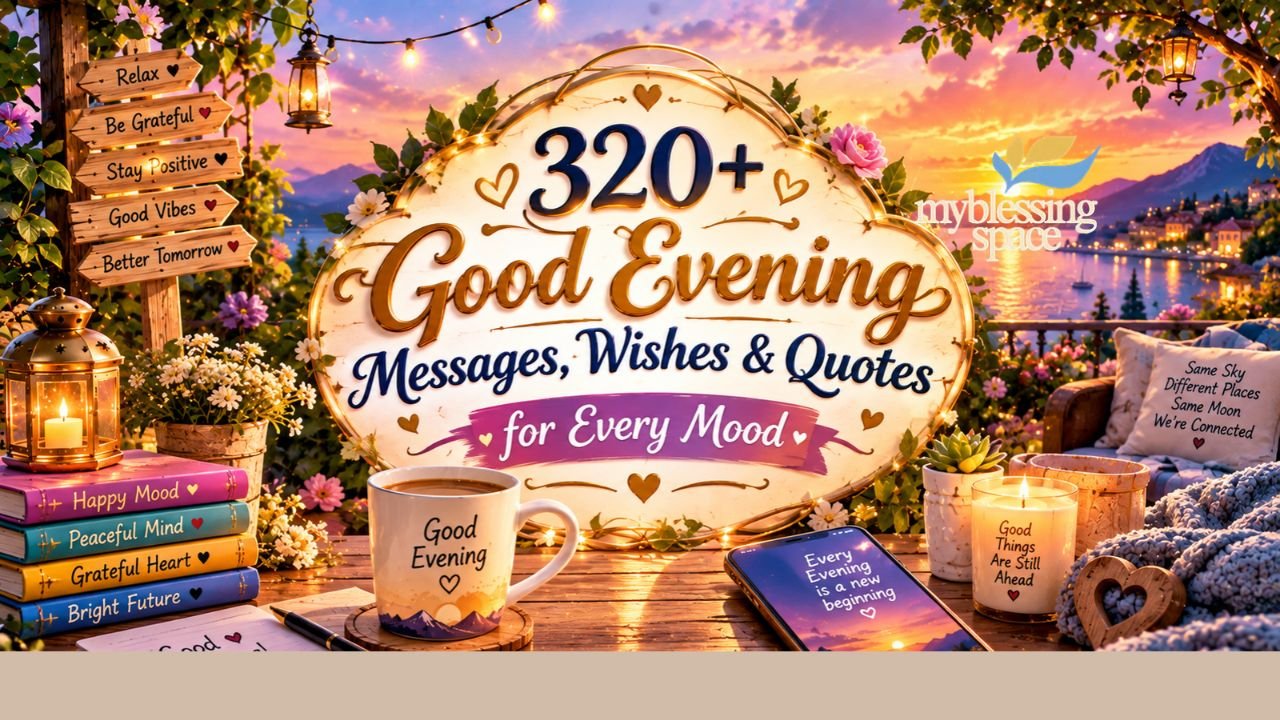 Good Evening Messages Wishes & Quotes