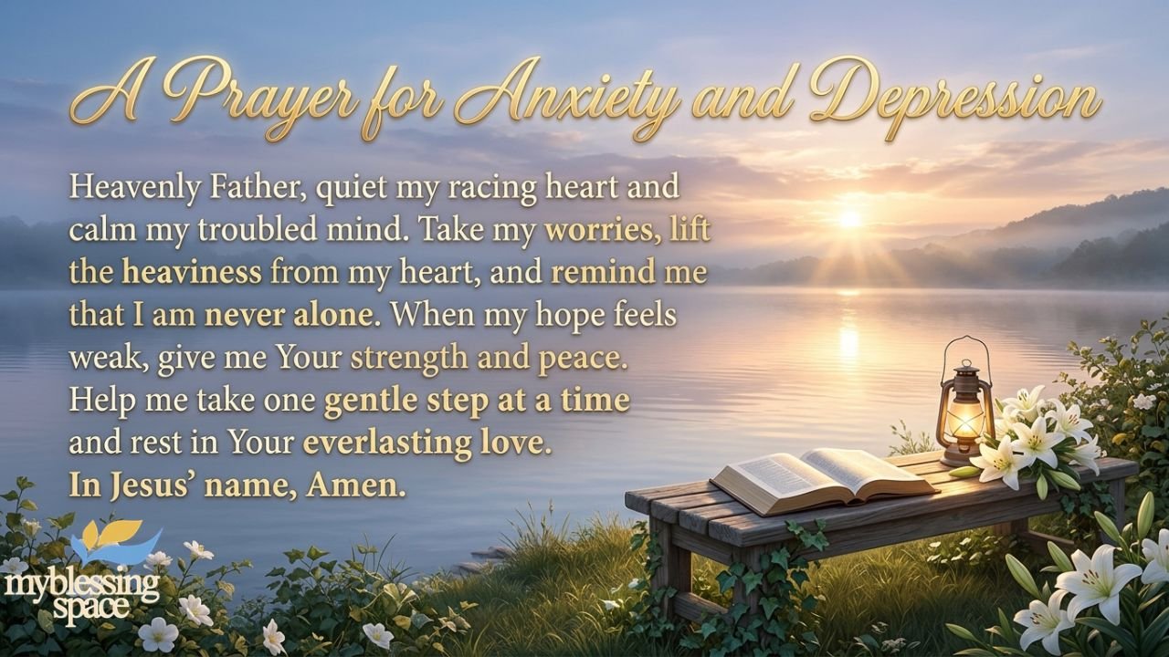 A Prayer for Anxiety and Depression