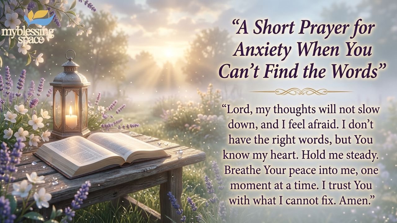 A Short Prayer for Anxiety