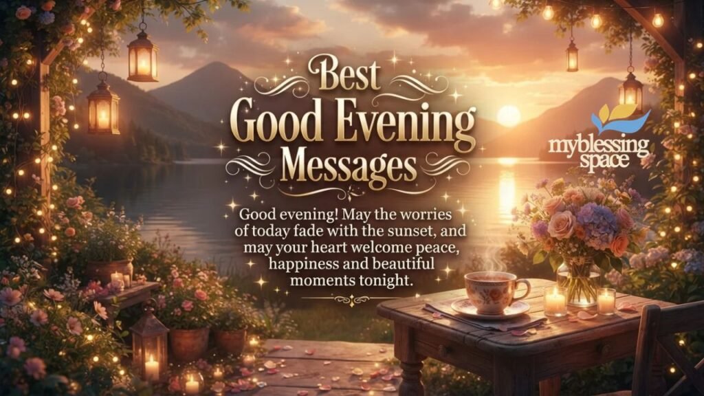 Good Evening Messages Wishes & Quotes