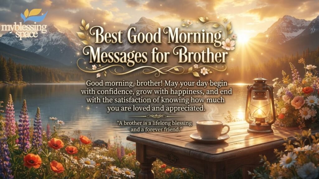 Good Morning Brother Messages and Wishes