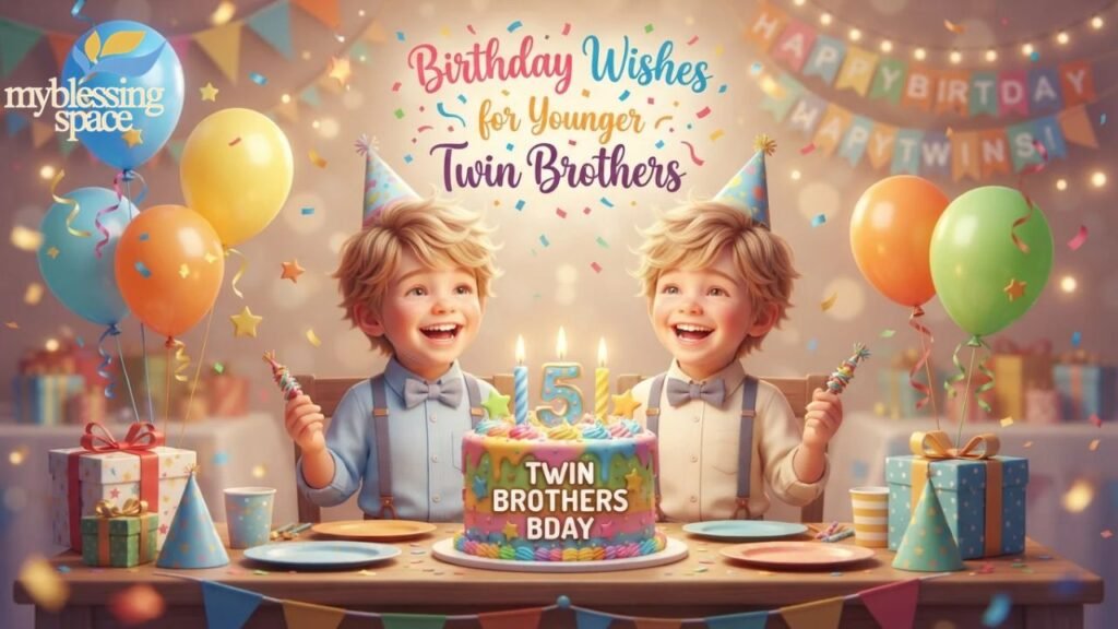 Birthday Wishes for Twin Brothers