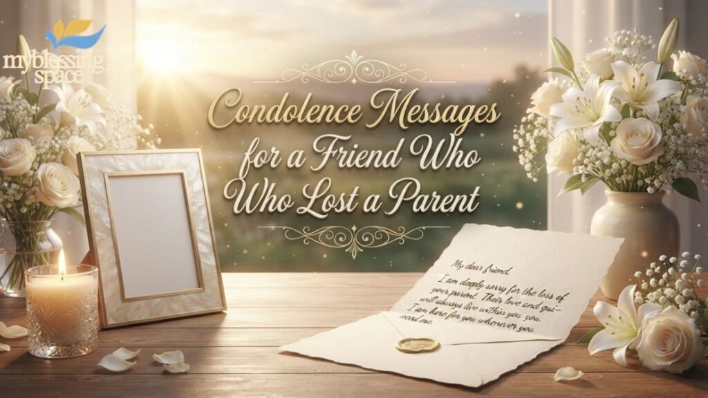 Condolence Messages to a Friend