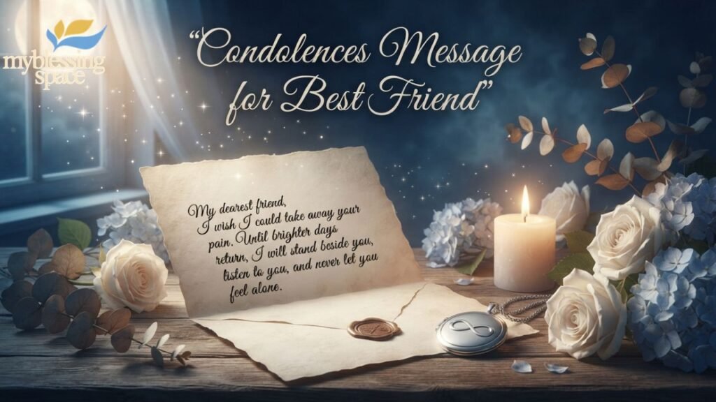 Condolence Messages to a Friend