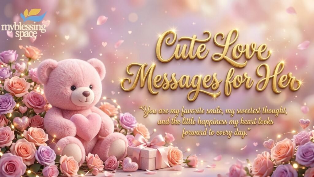 Cute Love Messages for Her 🧸