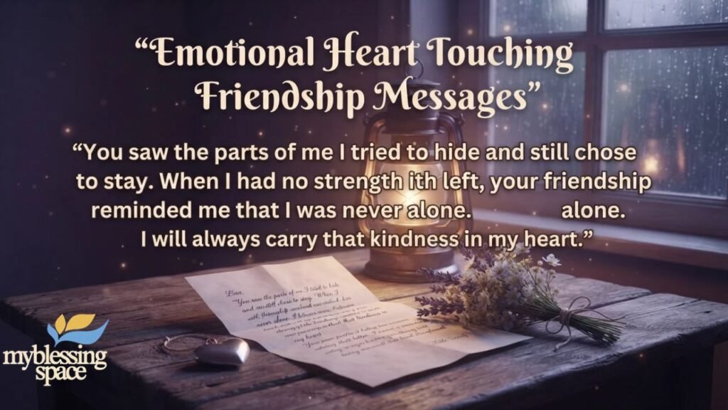 Heart Touching Friendship Message