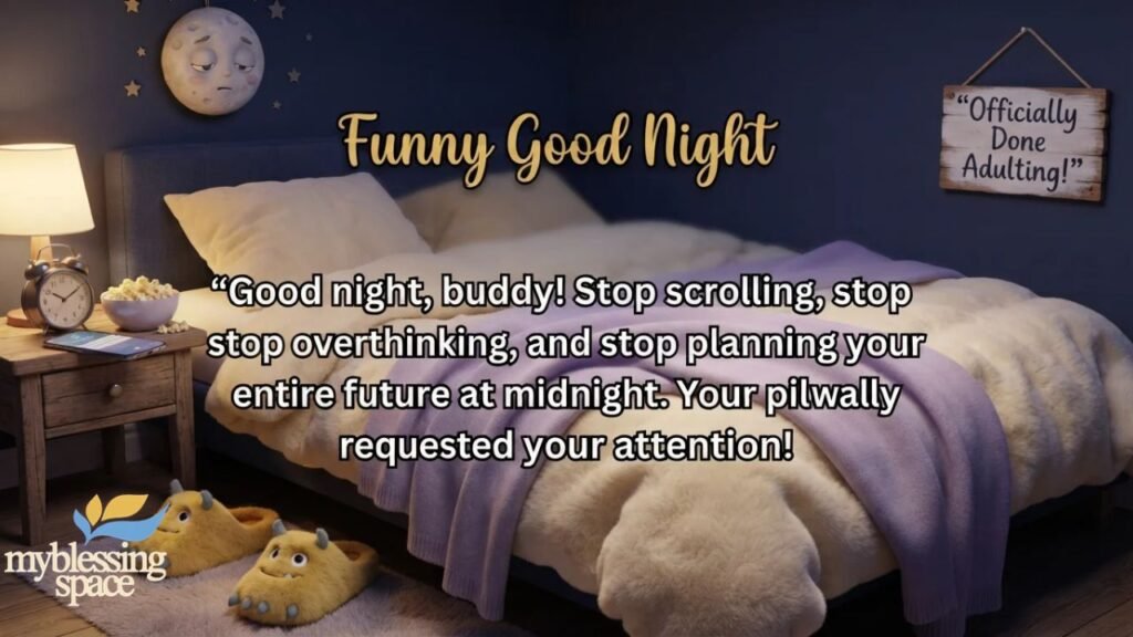 Good Night Messages for Various Friends