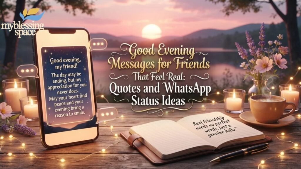 Good Evening Messages for Friends That Feel Real