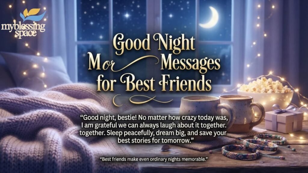 Good Night Messages for Various Friends
