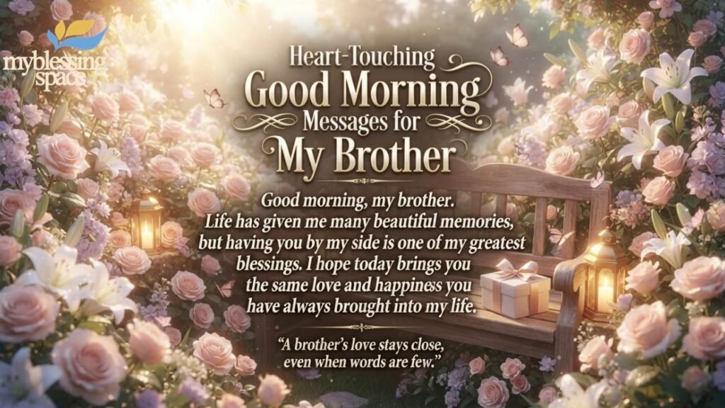 Good Morning Brother Messages and Wishes