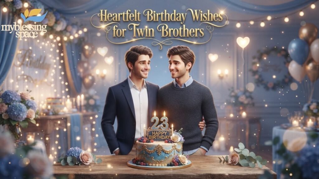 Birthday Wishes for Twin Brothers