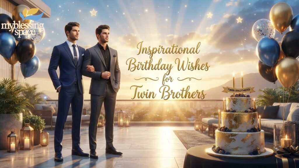 Birthday Wishes for Twin Brothers