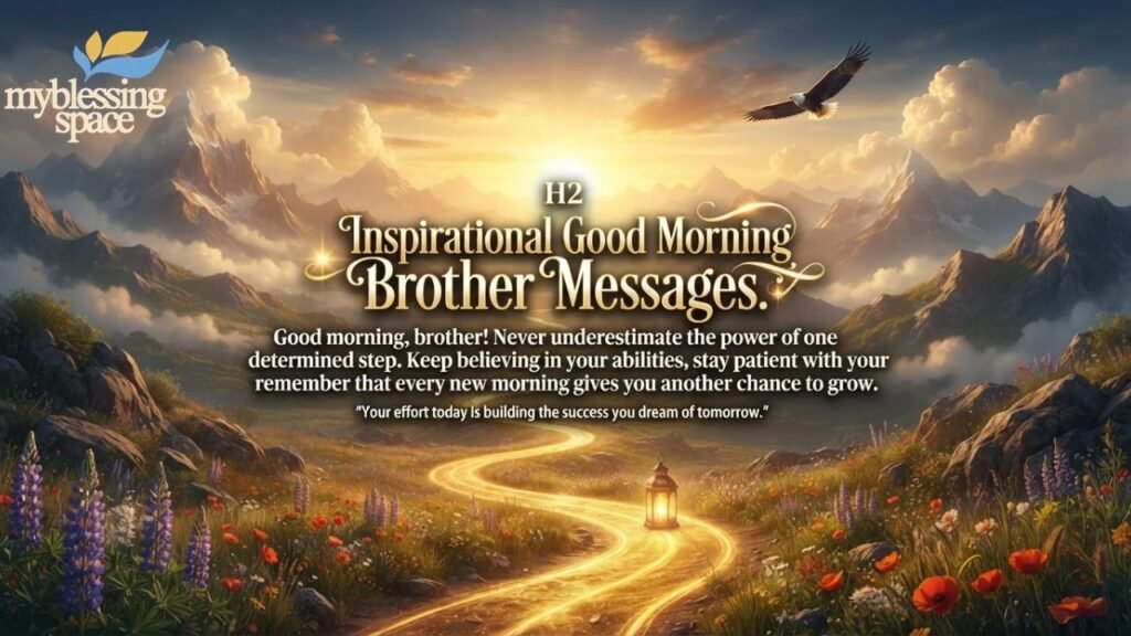 Good Morning Brother Messages and Wishes