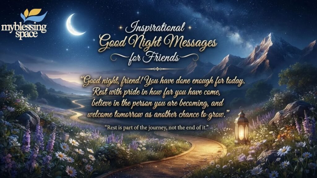 Good Night Messages for Various Friends