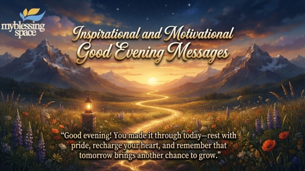 Good Evening Messages Wishes & Quotes