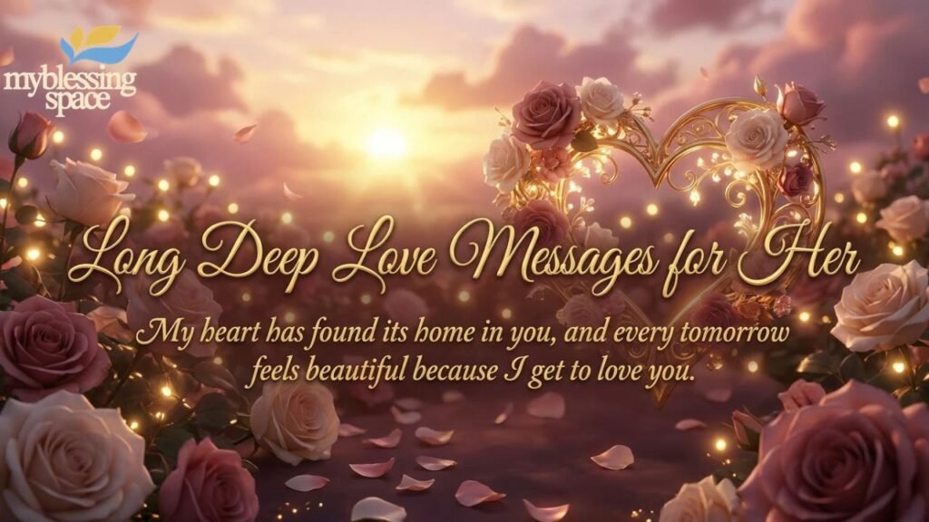 Long Deep Love Messages for Her 💖
