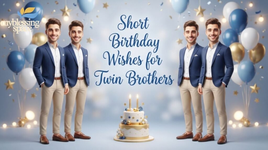 Birthday Wishes for Twin Brothers