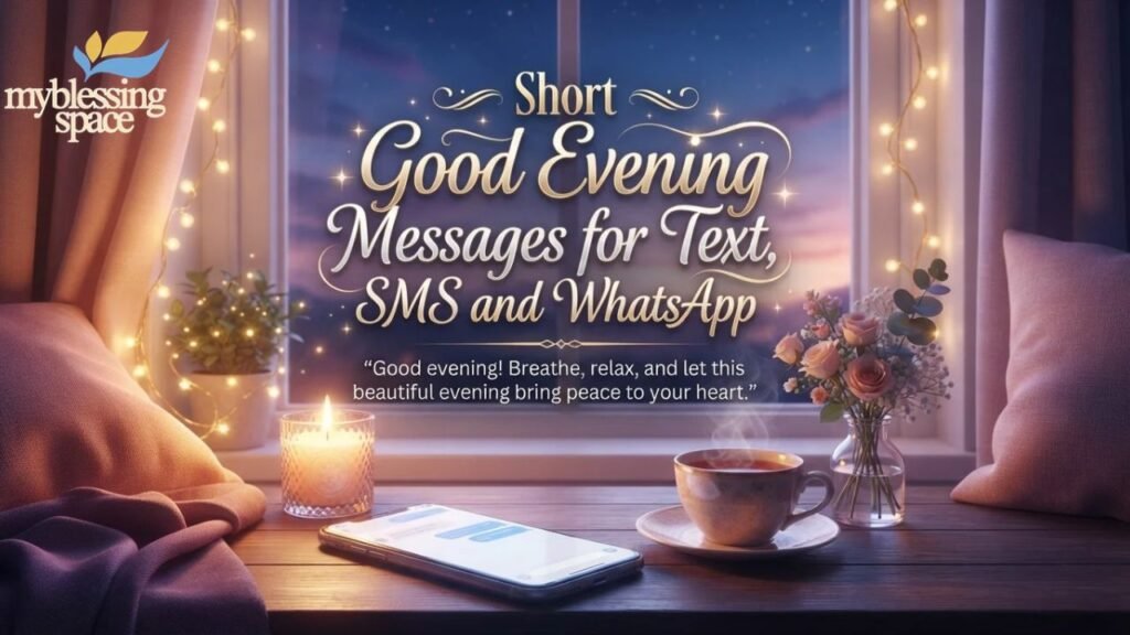 Good Evening Messages Wishes & Quotes