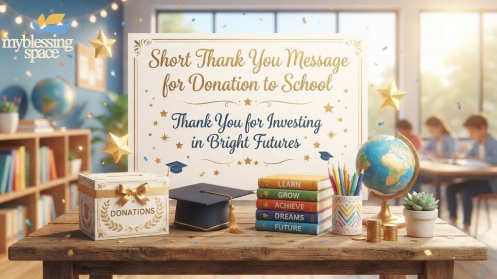 Thank You Messages for Donations