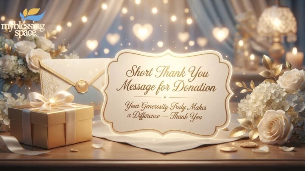 Thank You Messages for Donations