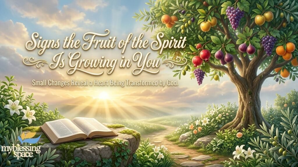 Signs the Fruit of the Spirit Is Growing in You