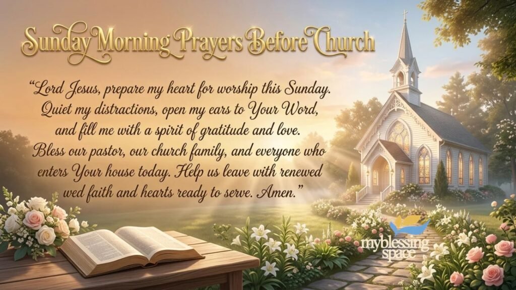 Sunday Morning Prayers Before Church