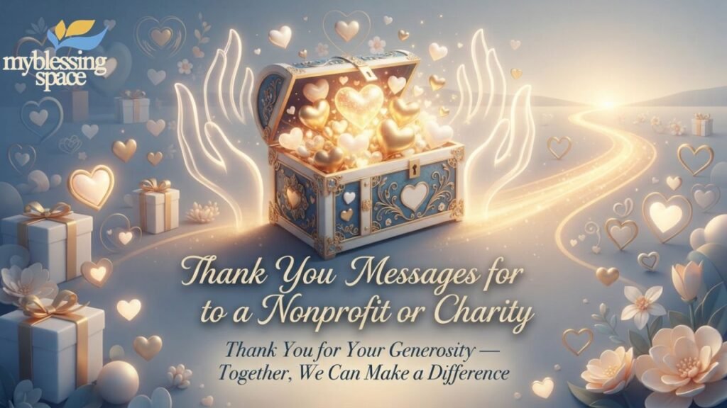 Thank You Messages for Donations
