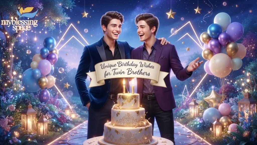 Birthday Wishes for Twin Brothers